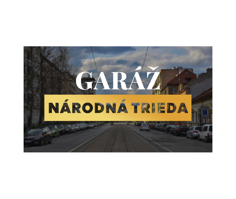 Predaj garáže s nájomcom | Košice - Národná Trieda