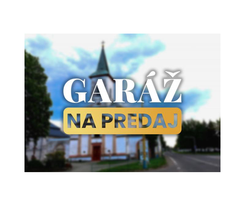 Predaj investičnej garáže s nájomcom | Strážske